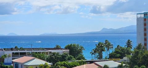 LE GOSIER - POINTE DE LA VERDURE - APPARTEMENT T3 - VUE MER PANORAMIQUE
