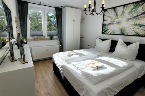 The attractive and very comfortable Winterberg Apartment offers approximately 55 m² of living space, comprising a hallway, a bathroom with shower/toilet/vanity, a modern kitchen with a dishwasher, induction hob, oven, etc., a bedroom with a double be...