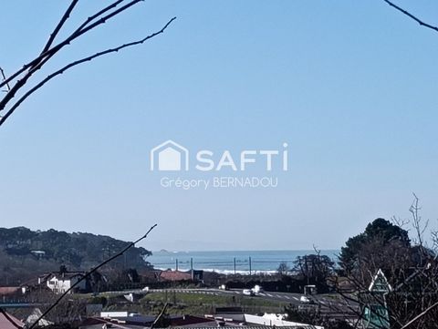 Terrain de 1081 m2, vue sur l'océan !