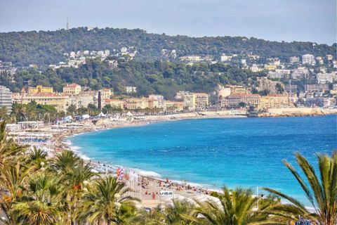 Promenade des anglais 3 piÃ¨ces en Ã©tage Ã©levÃ© avec VUE MER a vendre
