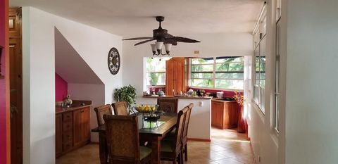 Tropical beach house with 6 apartments in the patio at Juan Dolio, Dominican Republic. You’ll love this Caribbean house with sea view in the beach town of Juan Dolio, at 1 minute walking distance to the beach, just half-hour from the International Ai...