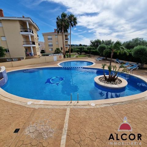 REF 3472 Excellent opportunity to acquire in property this fantastic apartment located in Urbanization Panoramica Golf, population of San Jordi, province Castellon. It is a very bright house of 82m2 distributed in 2 large bedrooms of which one is dou...