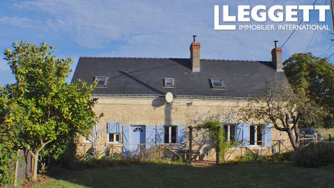 A24569GAN49 - Situated in lovely countryside near the vibrant village of Vernoil le Fourrier. Saumur and Bourgueil are all within easy distance as are all the delights of this pretty part of the Loire Valley. Tours is a one hour drive with its TGV se...