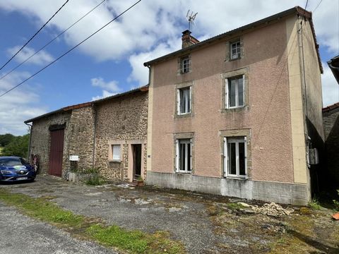 Situated just 1.5 km from the town of Chateauponsac in the Haute Vienne, in a small peaceful hamlet is this old stone farmhouse which is being sold on the cause of a divorce, the property has had a huge amount of work carried out including a new roof...