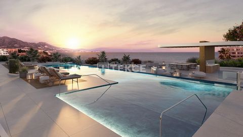 Appartementen met Uitzicht op de Middellandse Zee op een Geweldige Locatie in Mijas Costa Exclusieve ... perfect gelegen in deze pittoreske gemeente aan de Costa del Sol in Zuid-Spanje, bekend om zijn witgekalkte gebouwen, prachtige stranden en golfb...