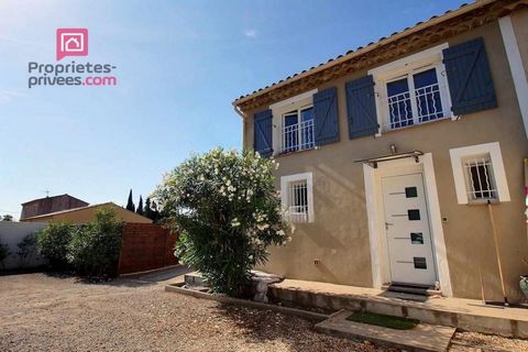 Magali Baldoni vous propose en Exclusivité à Puget-Sur-Argens cette villa mitoyenne rénovée, offrant en rez de jardin une belle pièce de vie 46 m2 sous plafonds rampants, cuisine ouverte équipée, 2 chambres dont une possédant des arrivées d'eau (Suit...