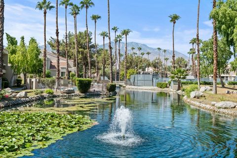 Location, Location, Location! This property is Palm Springs Adjacent, nestled in South Cathedral City. The 2 bed, 2 bath ground level condo, offers an ideal blend of comfort, convenience, and scenic beauty, making it an attractive option for potentia...