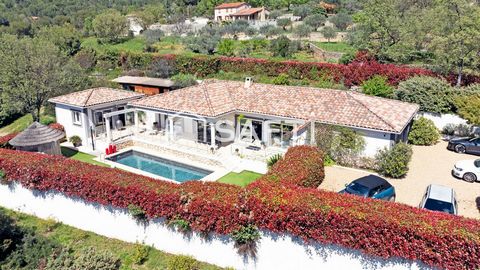 Plain-pied de 168 m2, T2 de 40m2, garage, piscine