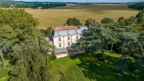Château en bordure de Rivière, env 4ha et dépendances. TOULOUSE 40 min