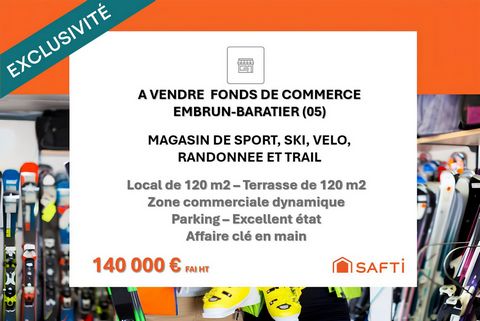 MAGASIN DE SPORT A VENDRE - EMBRUN-BARATIER (05)