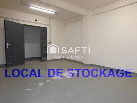 LOCAL COMMERCIAL DE STOCKAGE 107 M2 SITUE IDEALEMENT