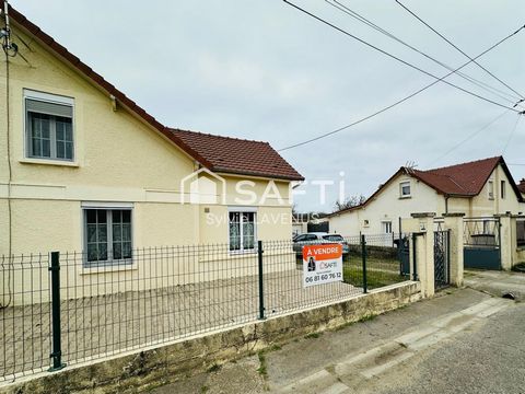 A CIRY-SALSOGNE 02, AXE SOISSONS/REIMS, MAISON 4 P. DE 70 M2 AVEC ABRI DE JARDIN ET GARAGE SUR UN TERRAIN DE 408 M2.