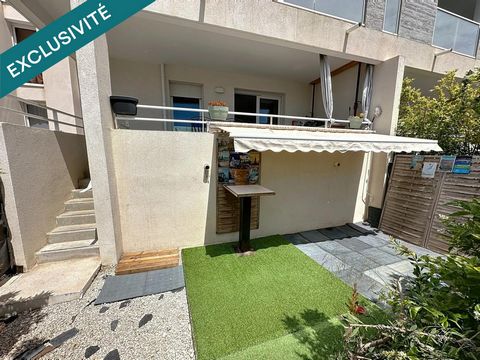 Appartement T2, terrasse couverte, jardin et parking privatif