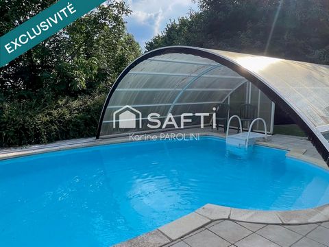Vue montagne, piscine & 2 logements à St-Hilaire