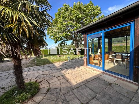 Plain-pied au calme avec vue et double garage