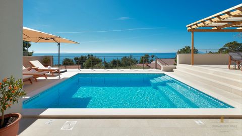 Elegante villa op een exclusieve locatie, op slechts 150 meter van de kristalheldere zee en het zandstrand in het idyllische dorpje Sveta Nedjelja op het betoverende eiland Hvar. Deze verfijnde residentie is gelegen op een heuvel met een adembenemend...