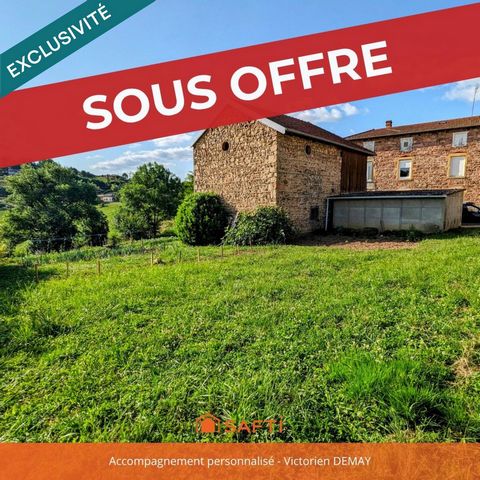 Maison en pierre 300 m²–2 logements–Terrain 1400 m²
