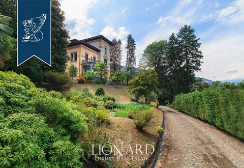 This magnificent luxury villa for sale was built in the late 1800s in one of the most beautiful locations on the banks of Lake Maggiore. The property is accessed by a private street that arrives at the garden where there is the 3 floor home with 800 ...