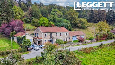 A16517 - In between Bujaleuf and Eymoutiers (Haute-Vienne), you will find this big house with a separate gîte, several barns and outbuilding, plus one of the best views in the region. Amenities are just a 5-minute drive, Limoges airport is only 1 hou...