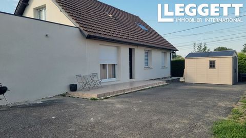 A23887PT14 - 5 bedroom family house situated on a very quiet road. The house is on two floors and has recently been beautifully renovated and modernised by the present owner and is very close to the Normandy beaches of Ouistreham (Sword beach) and th...