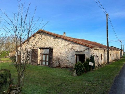 Barn conversion with lots of character and a bright living room. The property is located in a quiet hamlet, but less than two kilometres from the market town of Civray. This house offers great possibilities for expansion thanks to its very large atta...