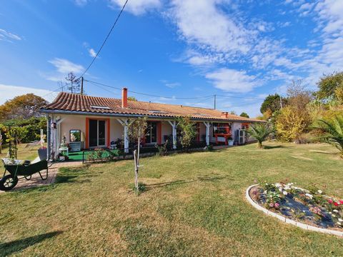 Set in a quiet rural hamlet with views across the countryside. This single storey house has been modernised to provide 156m2, comfortable and spacious accommodation in a mature garden of 2300m2. The house can be divided to offer, on one side - 2 bedr...