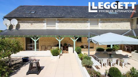 A25197AKB86 - This beautifully decorated property, located in Nueil sous Faye, less than 10 minutes from the historic walled town of Richelieu and close to the Loire Valley châteaux, is a wonderful home for entertaining family and friends or would ma...