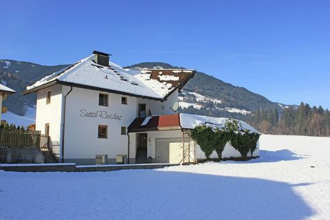 The Seetal residence offers 3 spacious flats with views of the Zillertal Alps. This flat is located on the 1st floor. It has a living room with double sofa bed, a kitchen, 2 bedrooms and a bathroom. It can accommodate 6 people. Ideal for a large fami...