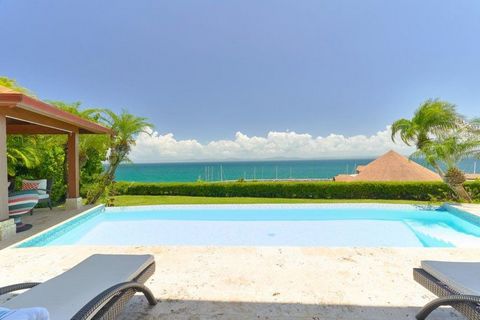 Descrption This 3-Bedroom private villa with service quarters is situated in a mountain setting overlooking the yacht club and marina in the luxury gated community of Puerto Bahia Samana. This community consists of mountain villas, oceanfront town ho...