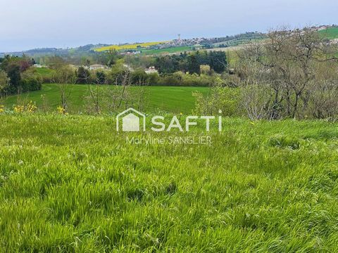 Grand terrain constructible à 10min de Toulouse!