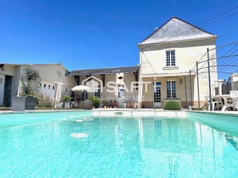 Maison de charme avec piscine et 155m2 dépendances