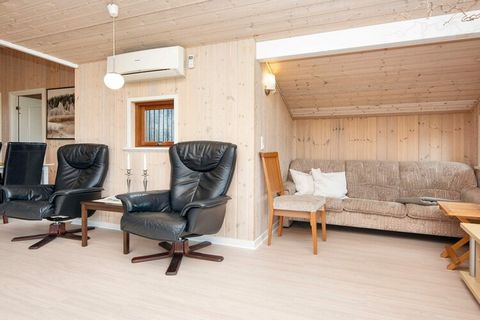 Holiday home with hot tub and sauna located in peaceful and scenic surroundings by Lake Kvie. The house is comfortable and tastefully decorated with plenty of space and is bright and inviting. The kitchen is equipped with all modern appliances, and i...