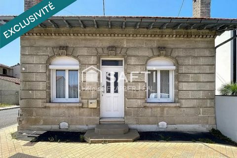 Échoppe non mitoyenne – Jardin avec terrasse, cabanon, stationnement & potentiel pro