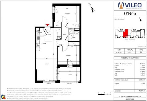 APPARTEMENT AVEC BALCON, CAVE, 2 PARKINGS