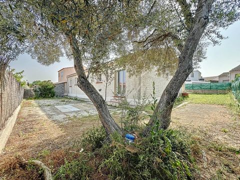 Maison à vendre GIGEAN (34) - Plain-pied T5 - 4 chambres - Terrain clos de 380 m2 - Garage - Parking privatif