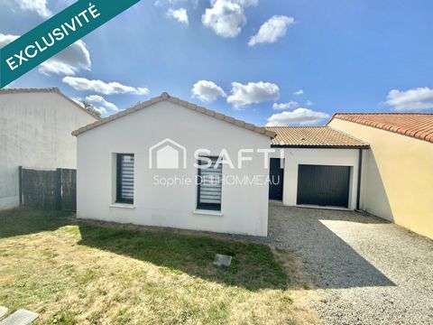 Maison de 2019 plain-pied accès PMR, 3 chambres avec garage