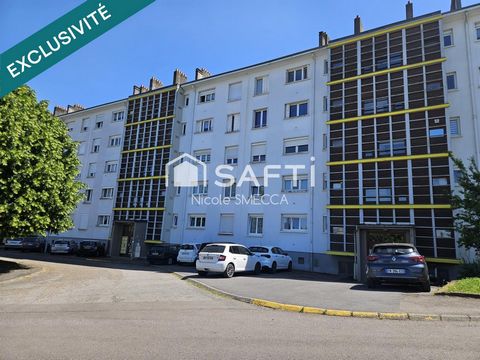 Appartement loué,4 pièces,2 chambres,balcon,caves