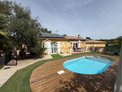 Maison familiale avec piscine, grand sous-sol et dépendances – Rocbaron