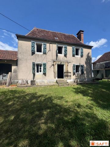 Corps de ferme du XIXe siècle à rénover avec dépendances en pleine nature