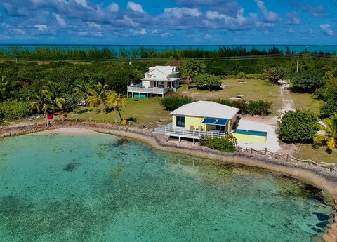 Introducing an incredible investment opportunity on Russell Island, Eleuthera. Comprising two homes, Water's Edge and Royal View, this 44,758 sq.ft. property is located at the western end of Russell Island, boasting 217 ft. of water frontage and a pr...