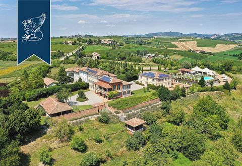 In an exclusive panoramic position over the hills of Monferrato, in the province of Alessandria, there is this stunning luxury estate with a wonderful view of the entire surroundings. Much appreciated by local customers, as well as by the internation...