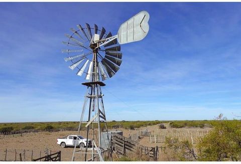 Deze veeboerderij van 5.500 hectare (13.585 acre) is volledig operationeel - voeg gewoon vee toe! De nieuwe president Milei heeft wetgeving aangenomen die directe particuliere buitenlandse eigendom van grote percelen op het platteland mogelijk maakt....