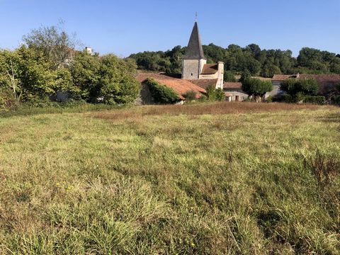 Building plot with water/electricity meters. The plot offers stunning views and is located just minutes from the beautiful village of Nanteuil en Vallée, which lies in the heart of the Argentor Valley, with many shops and two fantastic restaurants. N...