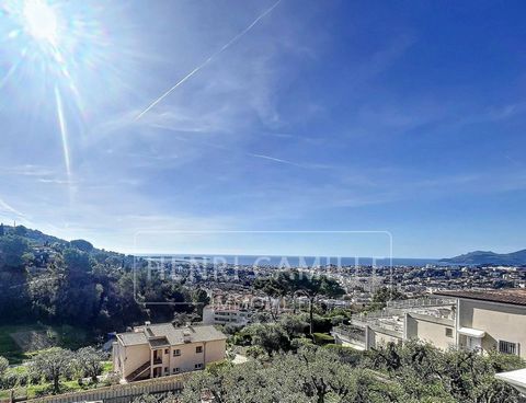 On a magnificent site, top floor, a true panoramic viewpoint over the bay of Cannes, surrounded by greenery, in an authentic preserved olive grove, you will find an exclusive residential estate, very high standing, composed of contemporary buildings ...