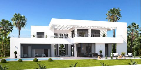 Modern detached villa in project with building license in the town of Denia on a large flat plot of 723m2. The plot is close to the beach and close to the town. There is the option to build a basement for an additional cost. The villa will be distrib...