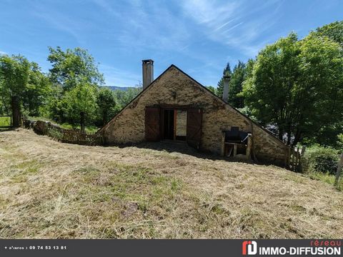 Mandate N°FRP162035 : House approximately 109 m2 including 2 room(s) - 1 bed-rooms - Garden : 394 m2, Sight : Montagnes . Built in 1850 - Equipement annex : Garden, Terrace, double vitrage, Cellar - chauffage : bois - Class Energy E : 327 kWh.m2.year...