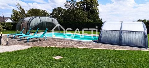 Pavillon plain pied avec piscine