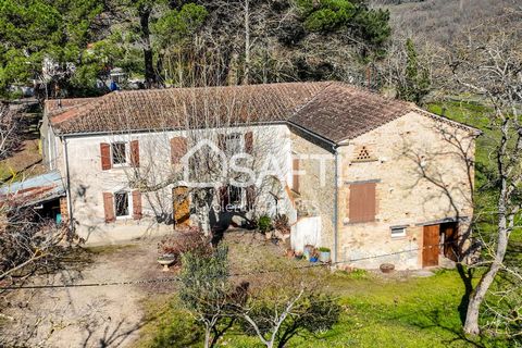 Située à Técou (81600), cette propriété offre un cadre paisible et champêtre, idéal pour les amateurs de tranquillité. Proche de l'autoroute ( 10 minutes ), cette maison se trouve à seulement 10 minutes de Graulhet et 15 minutes de Gaillac, offrant a...