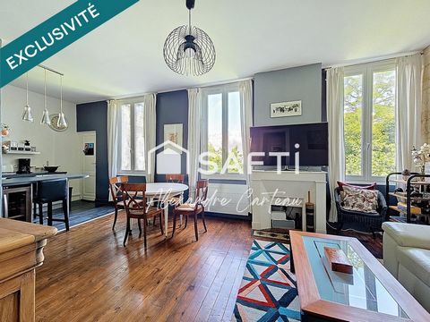 Charmant appartement en pierre 80 m², 2 grandes chambres