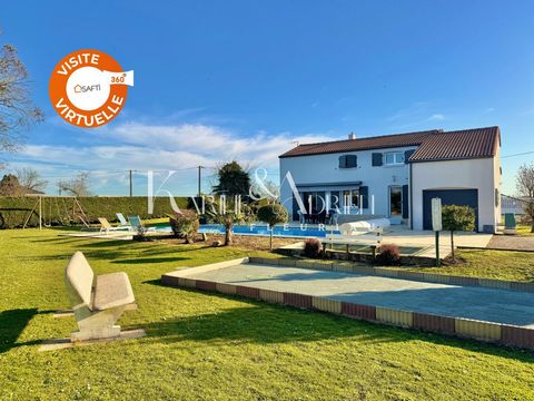 Maison contemporaine 4 chambres avec parc arboré et piscine